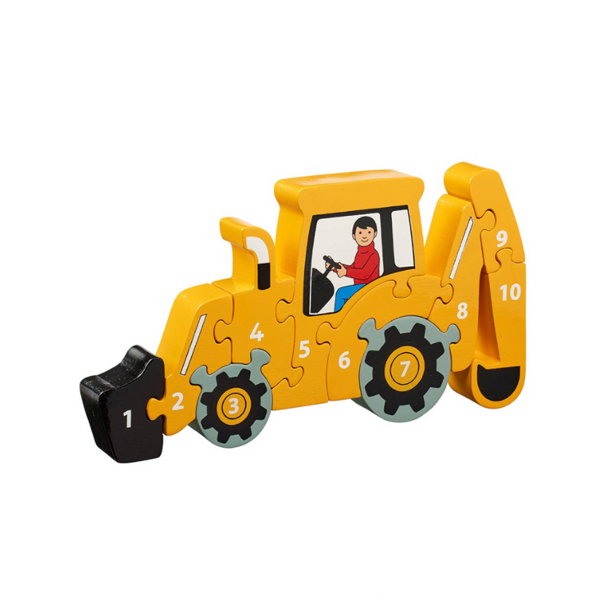Digger 1-10 jigsaw