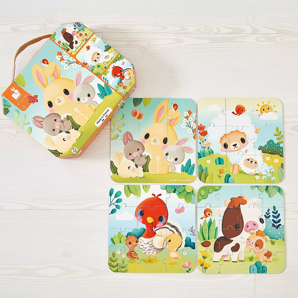 Farm Animals Evolving Puzzles