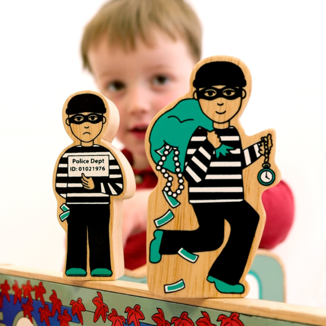 Burglar with ID card