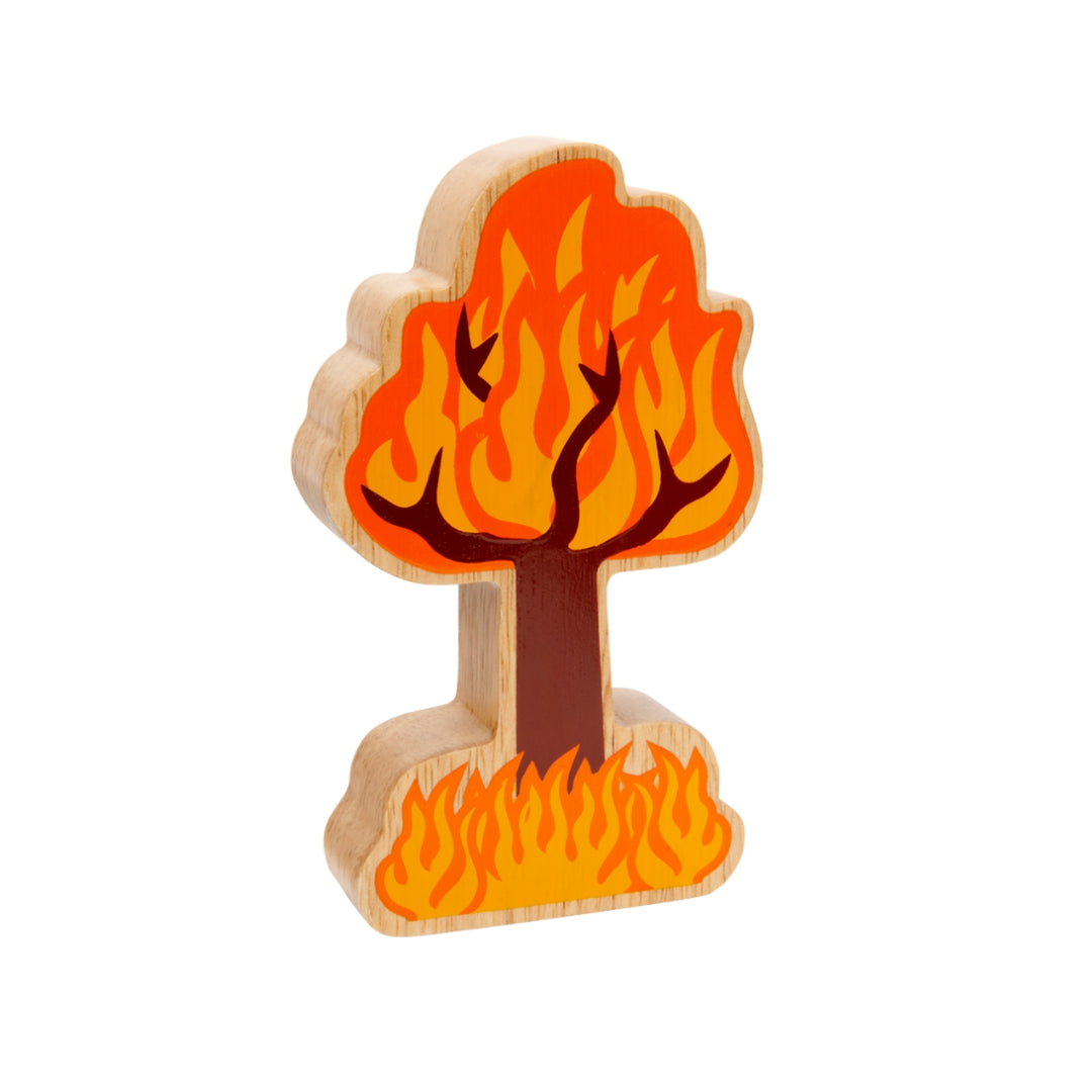 Tree on fire