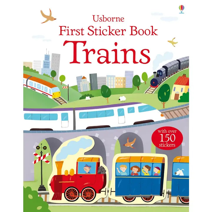 First Sticker Book Trains