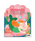 Mermaids Coloring Book With Stickers