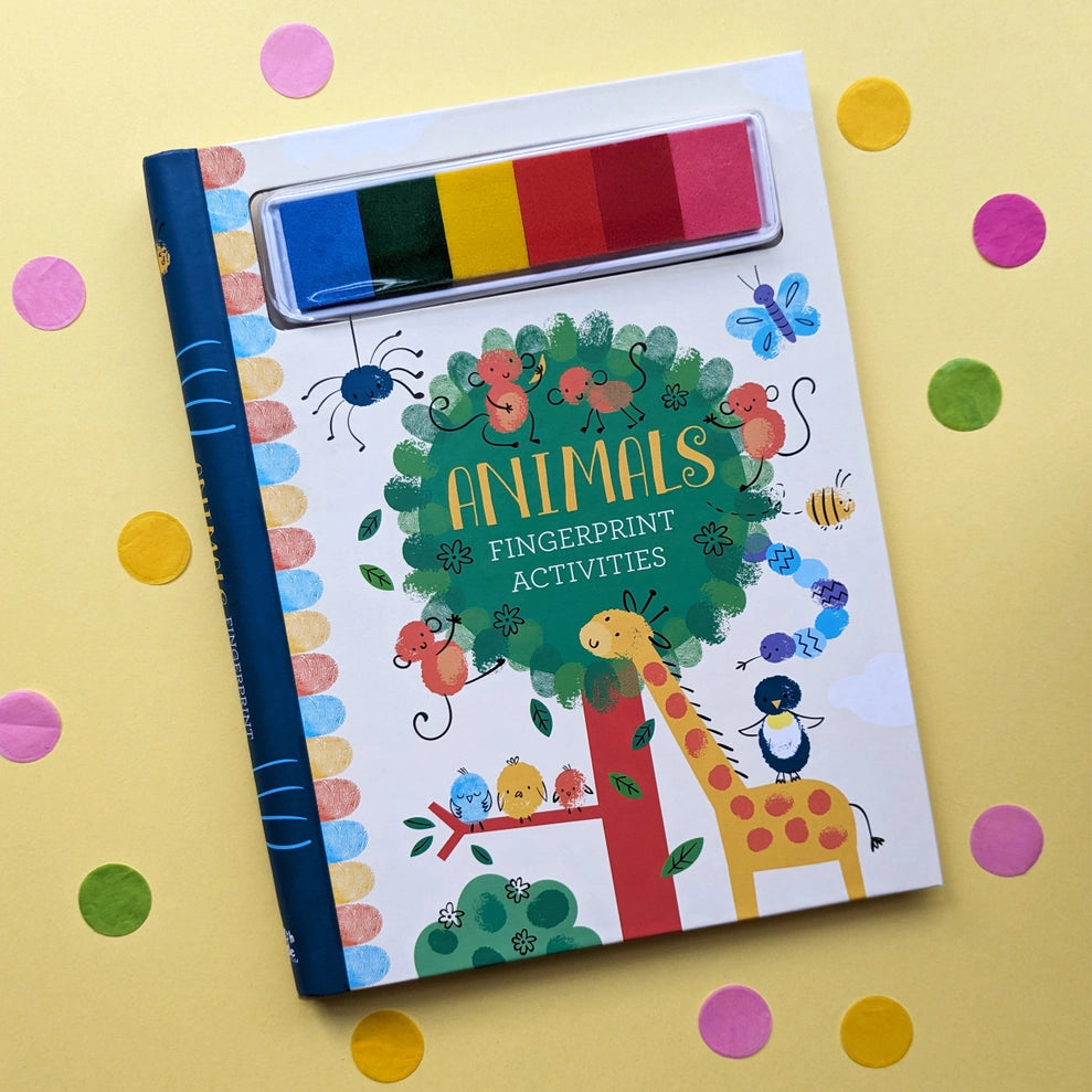 Animals Fingerprint Activities Book