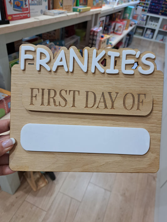 First/Last day of school