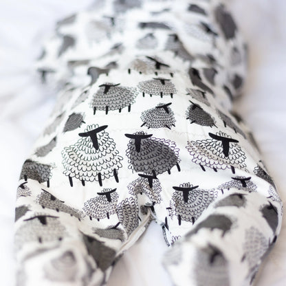 Sheep Print Sleepsuit