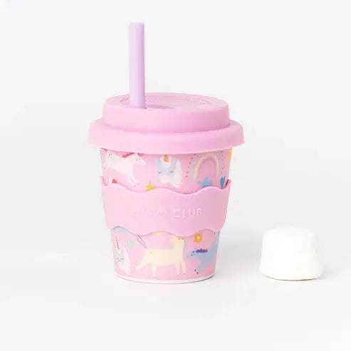 Pink Unicorn Babychino Cup