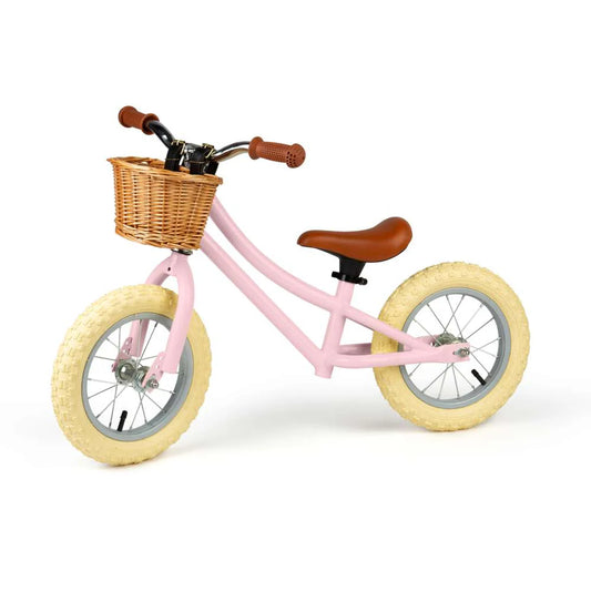 Pink balance bike