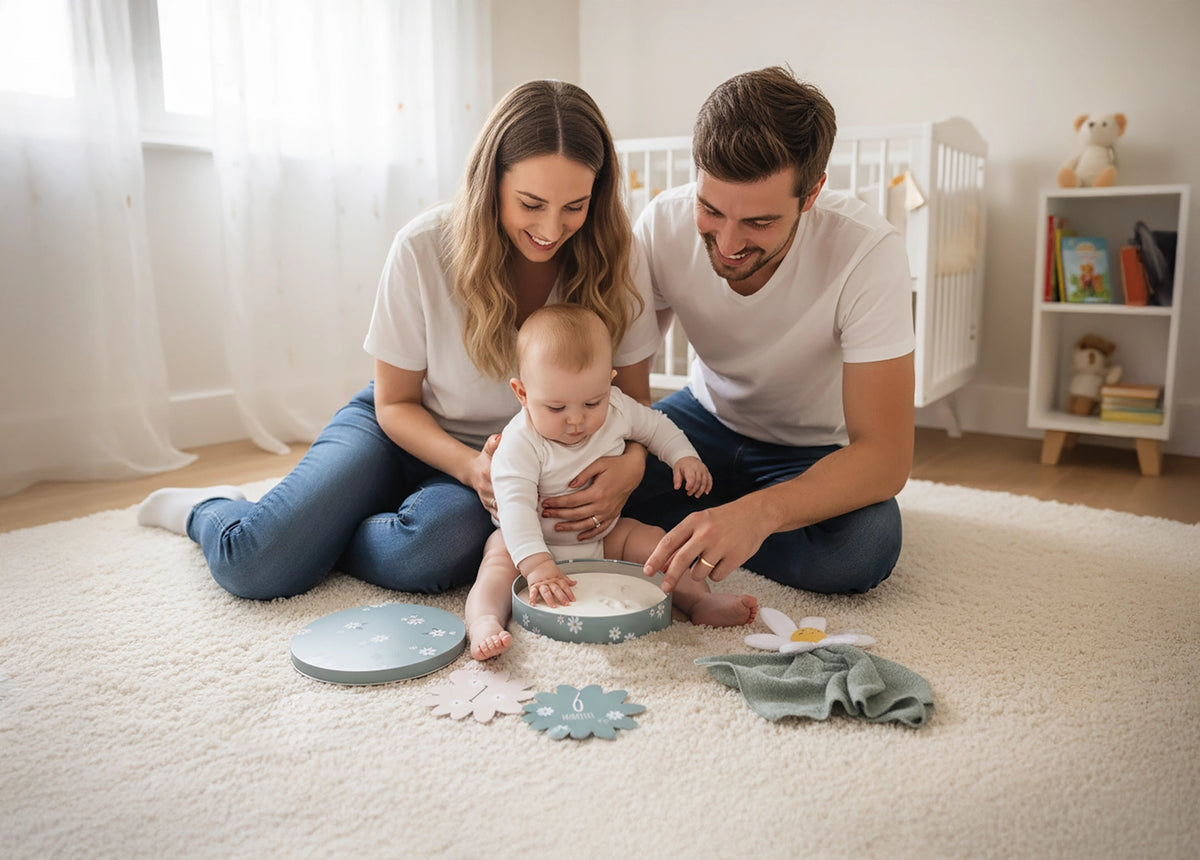 Daisy Blue Milestone Gift Set