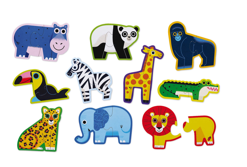 Let's Begin Jungle 10 X 2 Piece Puzzle