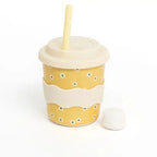 Yellow Daisy Chino Cup 8oz (Straw Included)