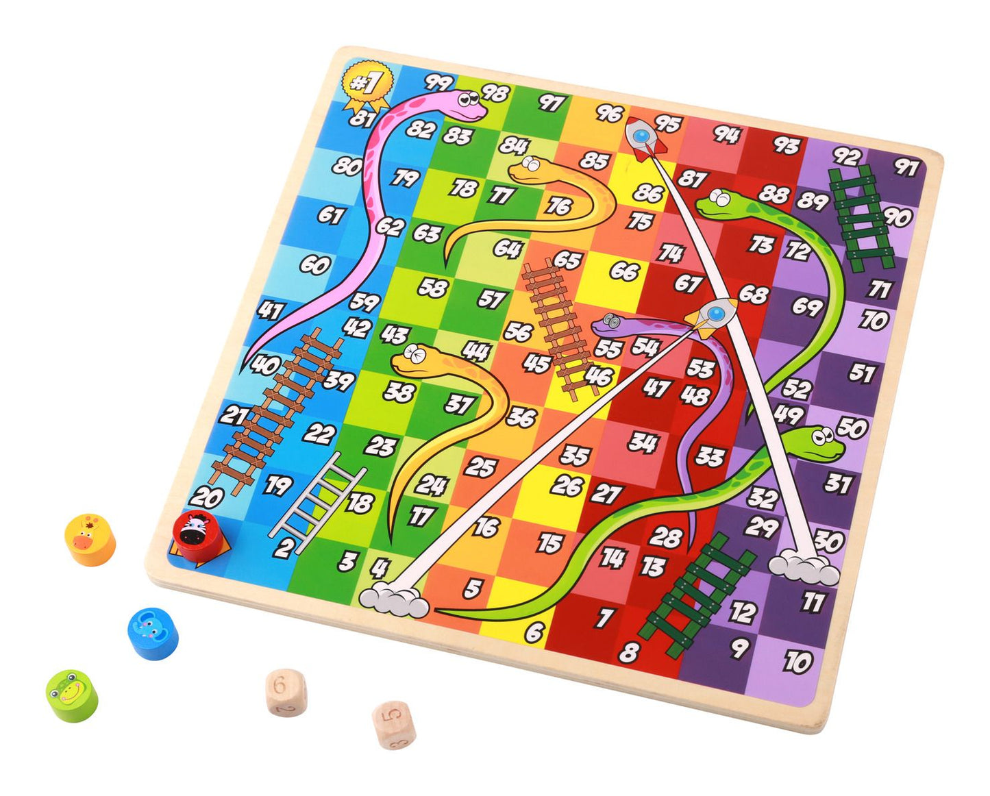 2-in-1 Ludo And Snakes & Ladders