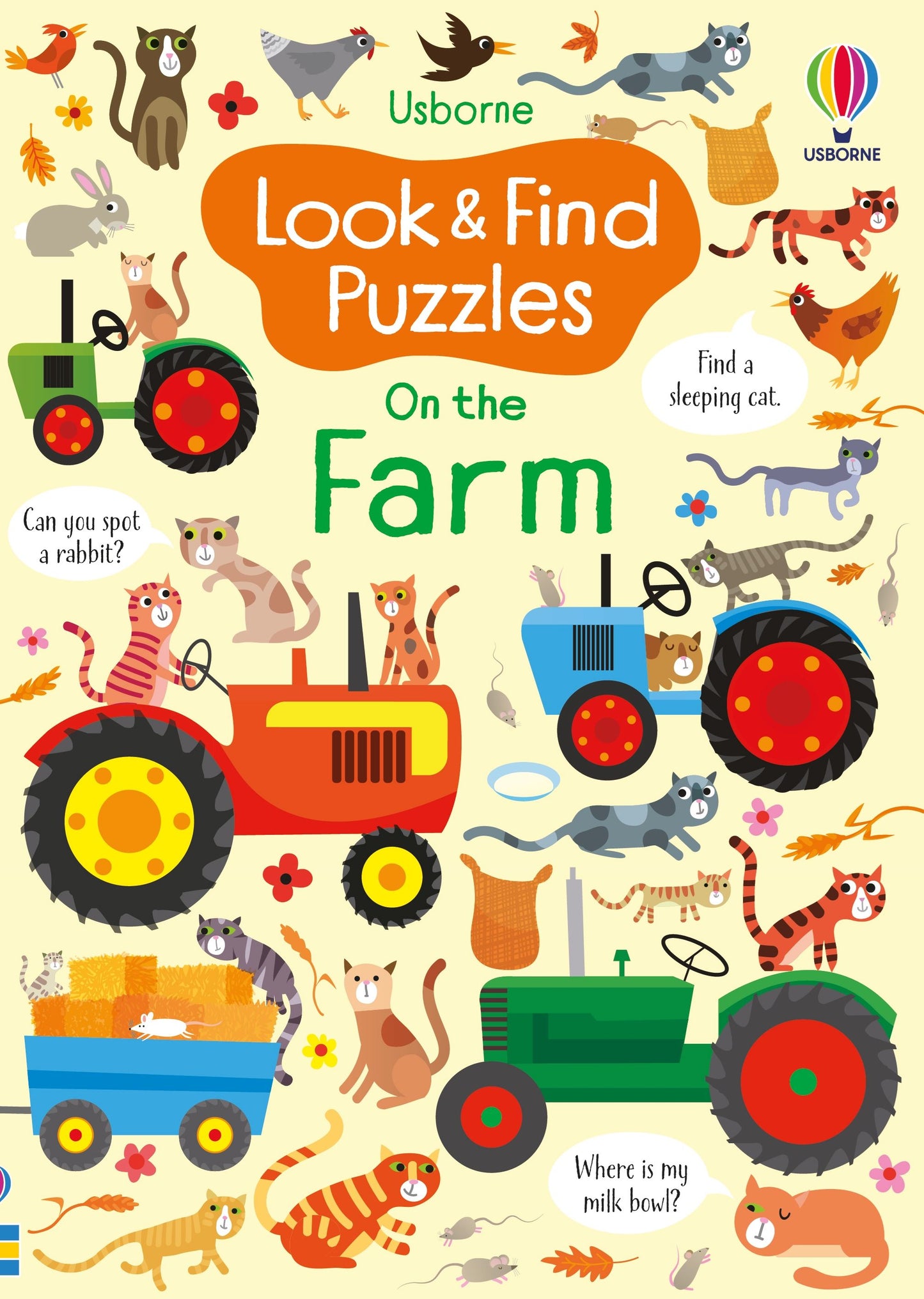 Look and find puzzles on the farm