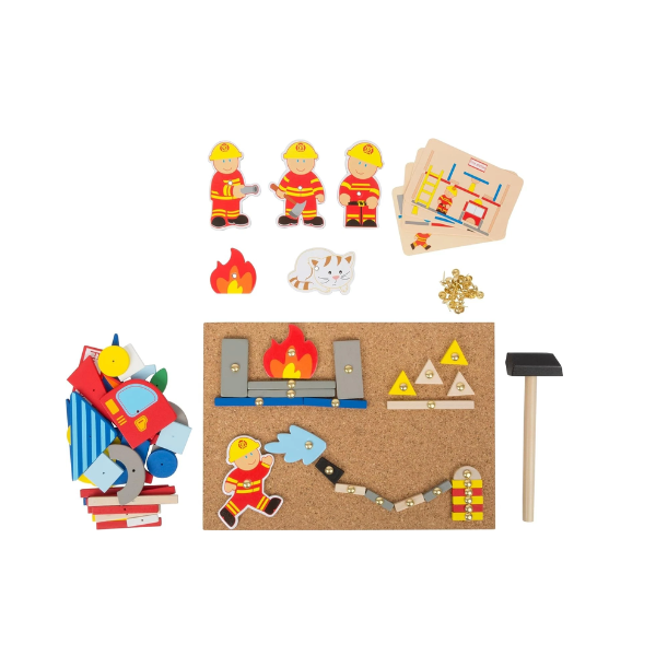 Fire corkboard game