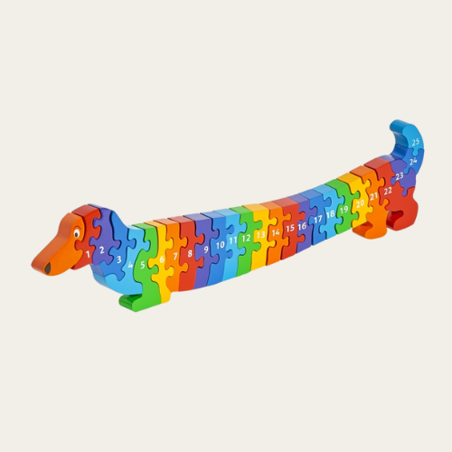 Sausage dog alphabet jigsaw