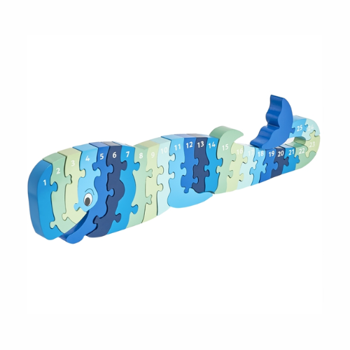 Whale number 1-25 jigsaw