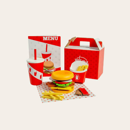 Burger and Fries Set