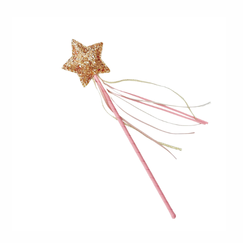 Pink Glitter Star Wand