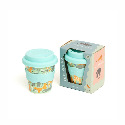 Wild Animal Chino Cup 8oz (Straw Included)