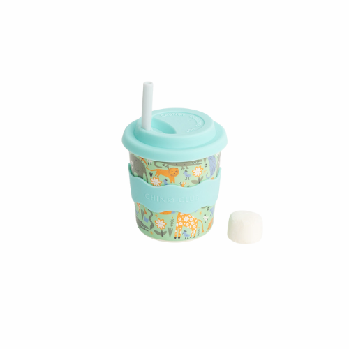 Wild Animal Chino Cup 8oz (Straw Included)