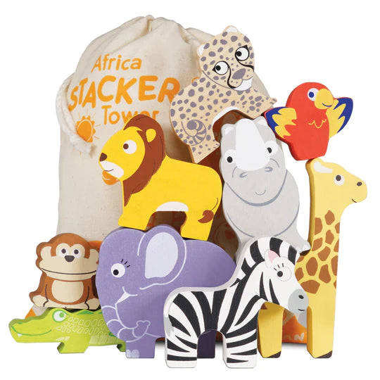 Africa Animal Stacking Set