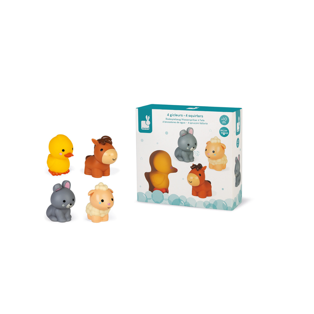 4 Farm Animals Squirters