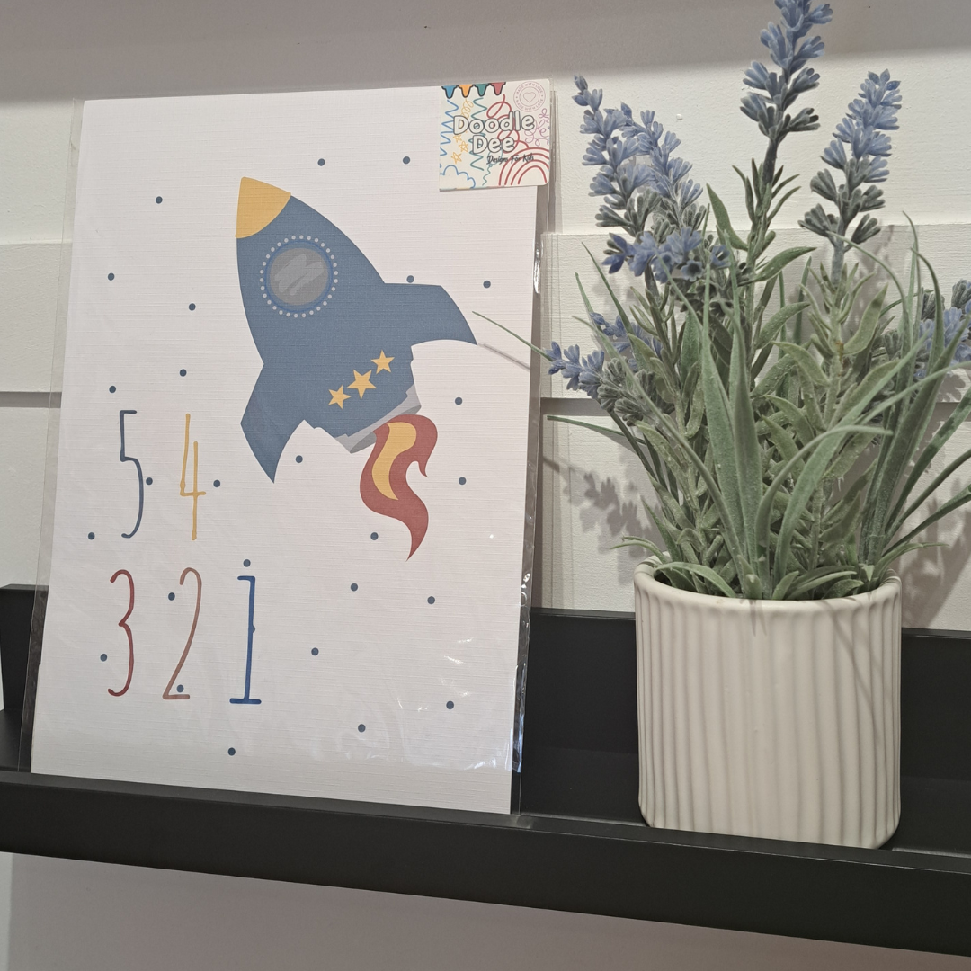 Rocket A4 print