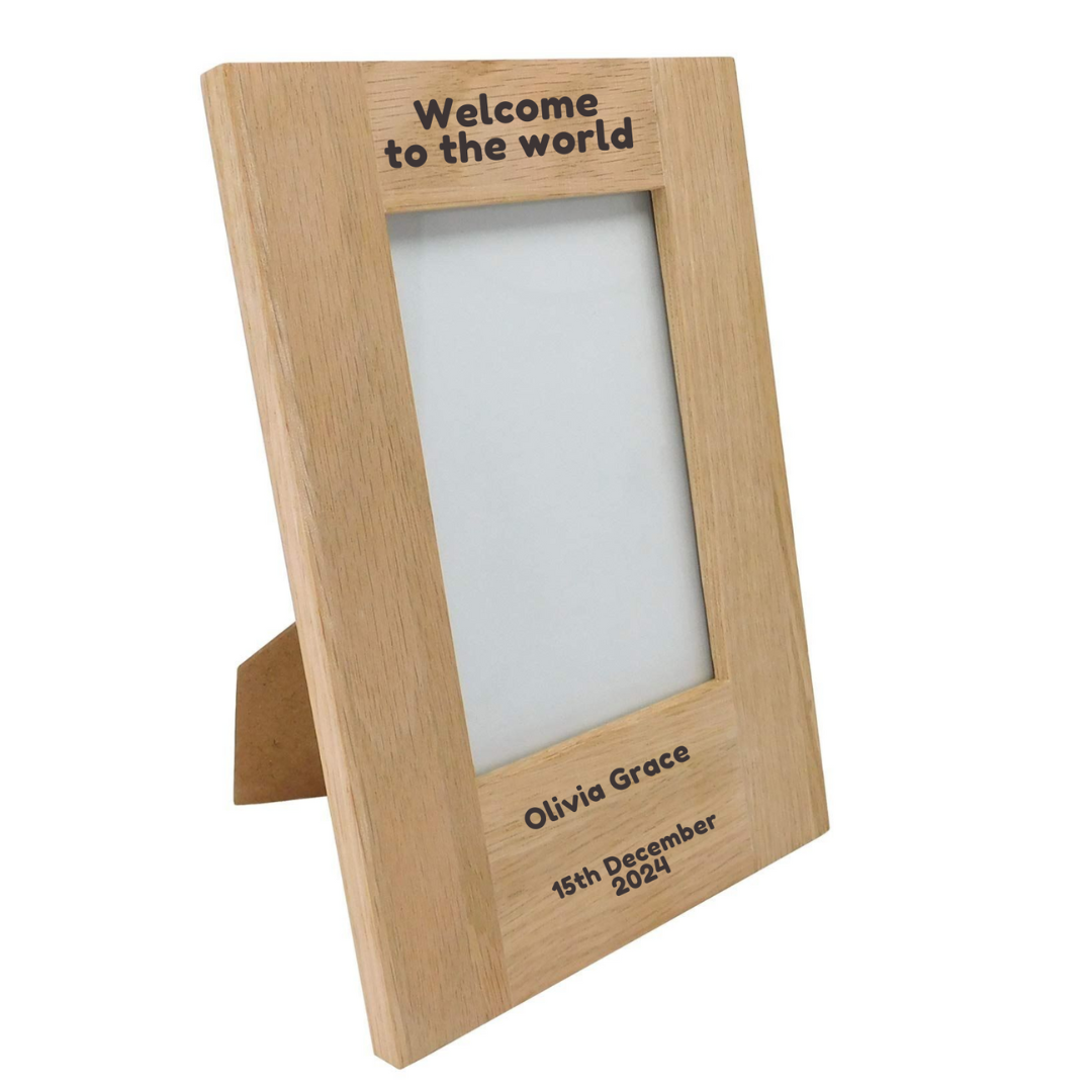 Welcome to the world picture frame