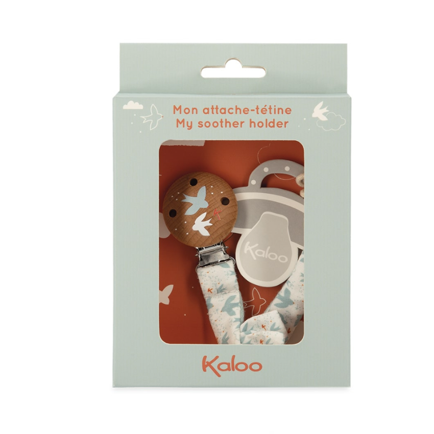 Dummy / soother clip - Dove