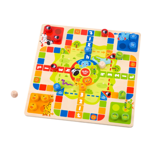 2-in-1 Ludo And Snakes & Ladders
