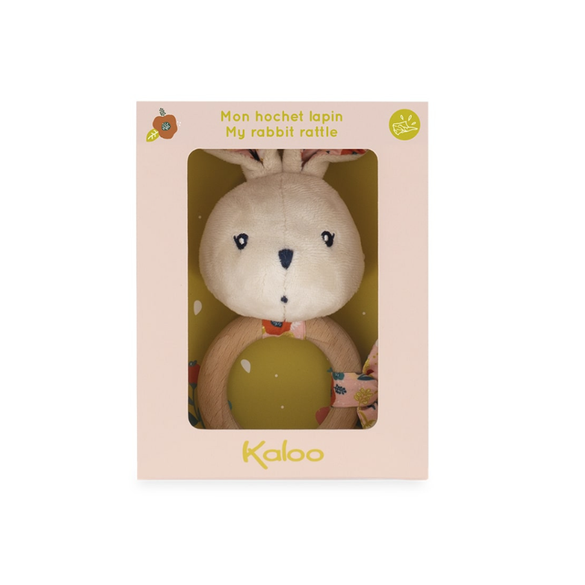 Poppy bunny rattle