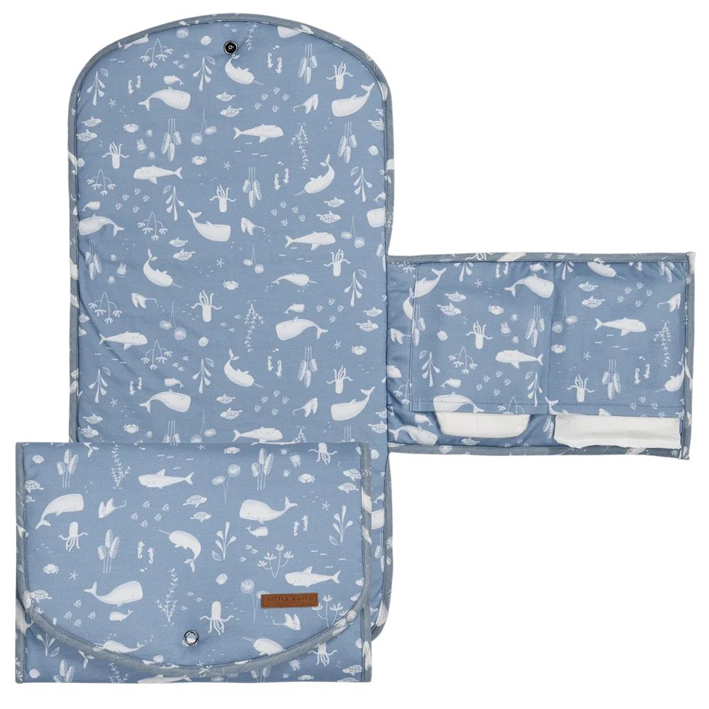 Ocean Blue changing pad