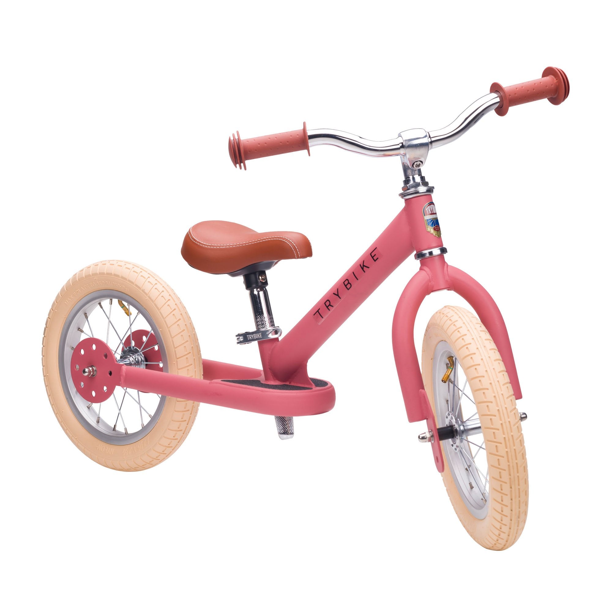 Trybike Steel Balance Trike – Vintage pink