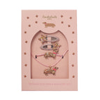 Sausage Dog Hair & Jewellery Set