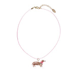 Sausage Dog Hair & Jewellery Set