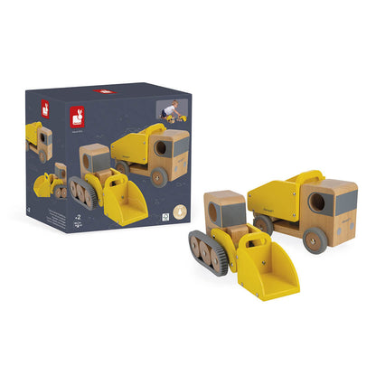 Dump Truck And Bulldozer