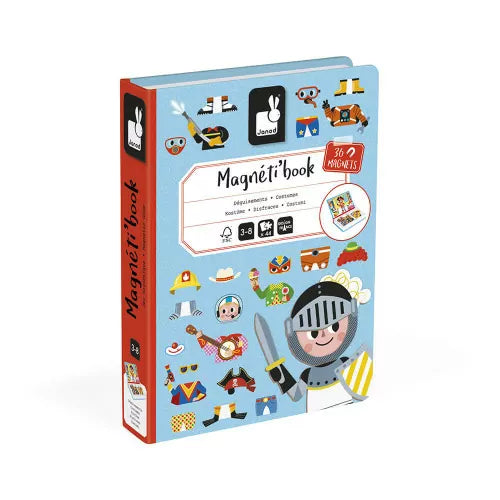Boy's Costumes Magnetic Book