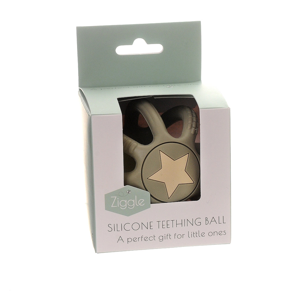 Silicone Teether Ball Green