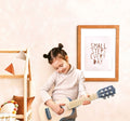 Wooden guitar