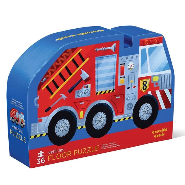 Fire engine floor puzzle