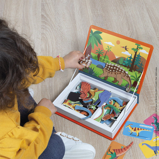 Dinosaur magnetic book