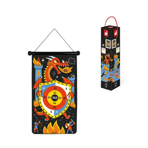 Dragons magnetic dartboard