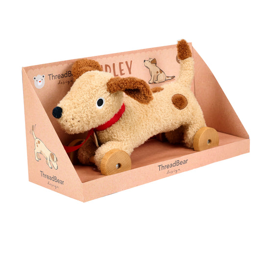 Dudley Pull Along Dog - Pre order