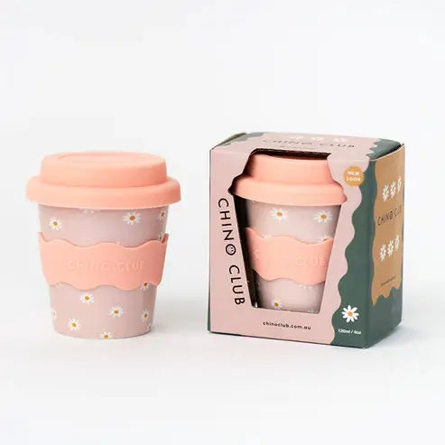 Pink Daisy Babychino Cup