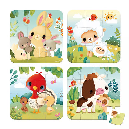 Farm Animals Evolving Puzzles
