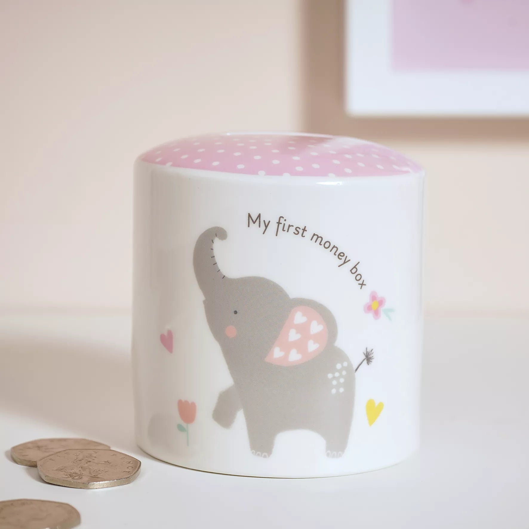 My First money box (Pink )