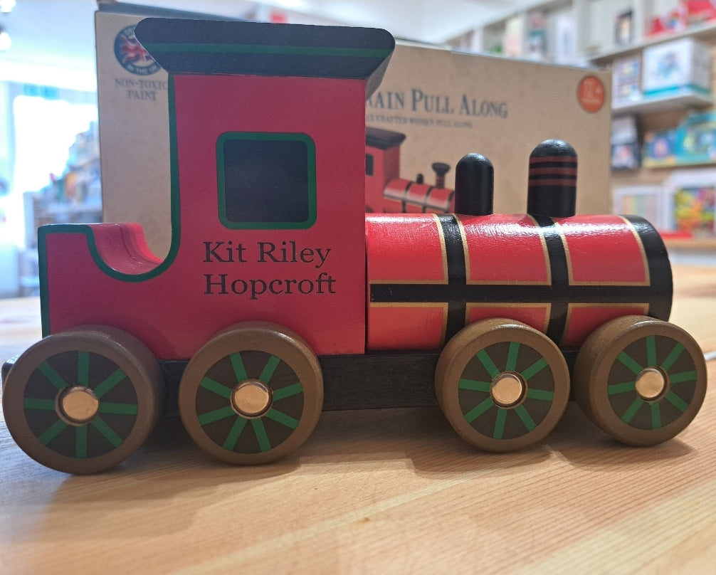 Personalised pull along train