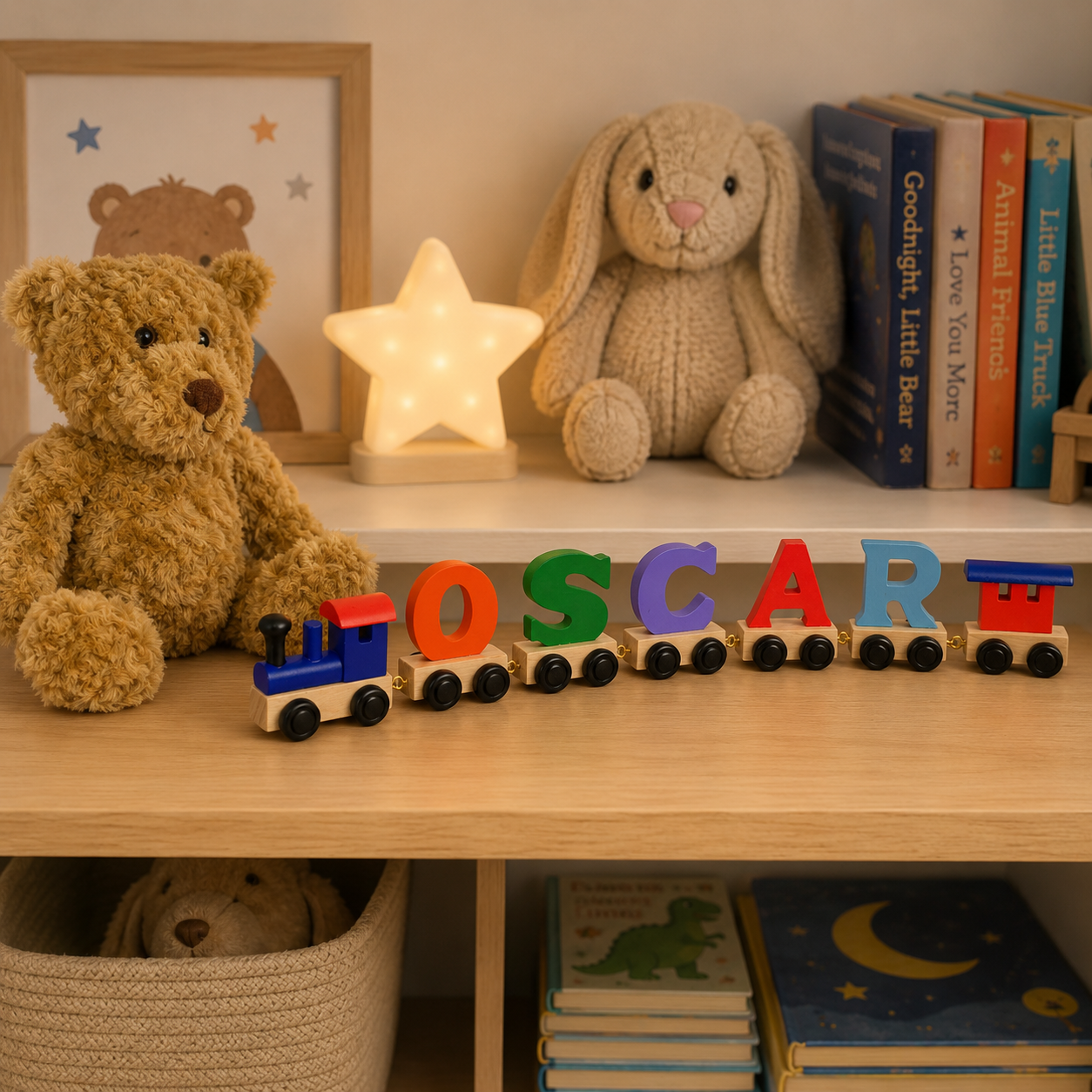 Coloured name a train