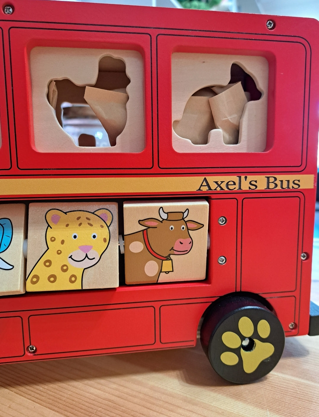 Personalised Red bus sorter