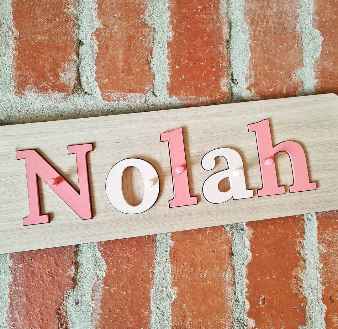 Name Peg puzzle