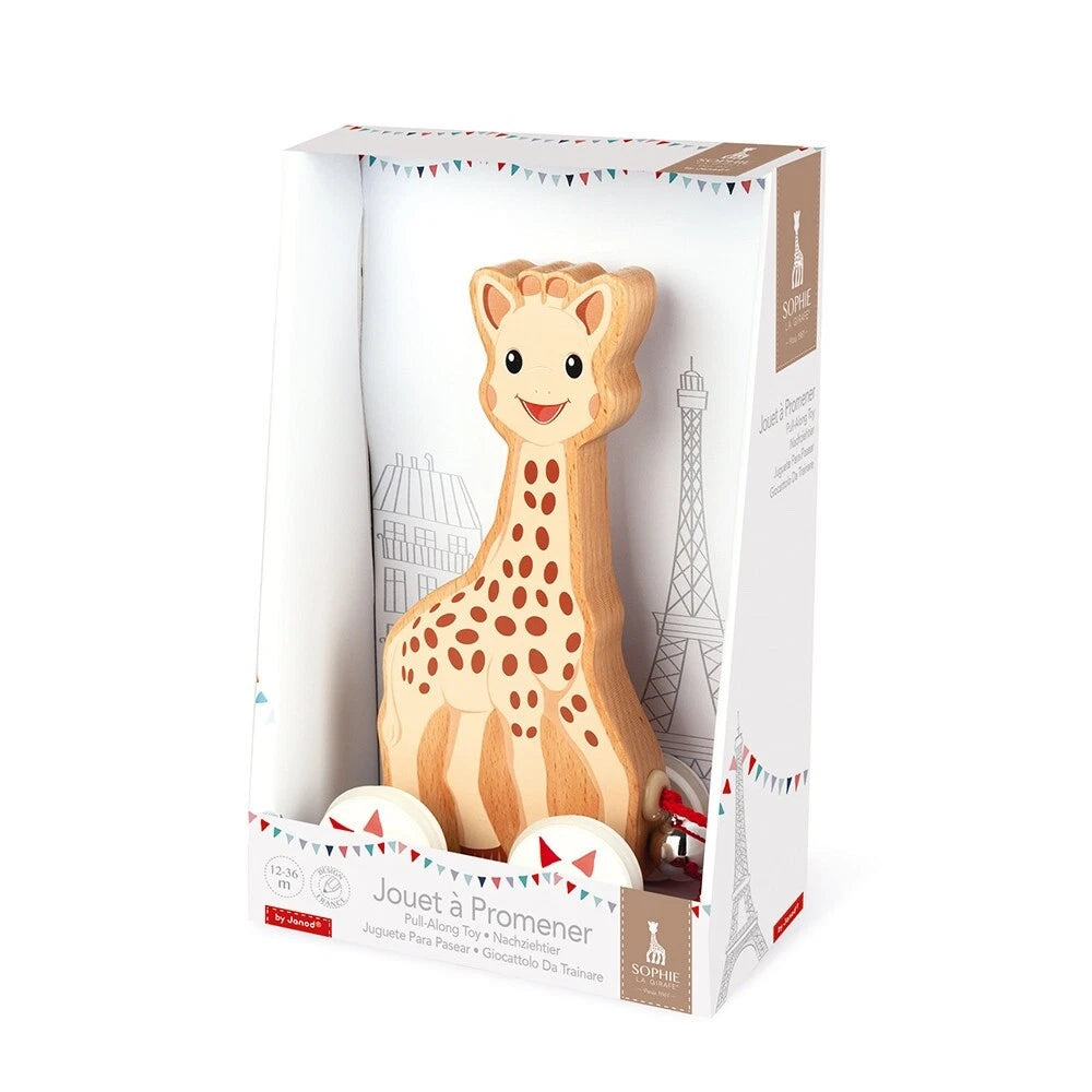 Sophie la giraffe pull along